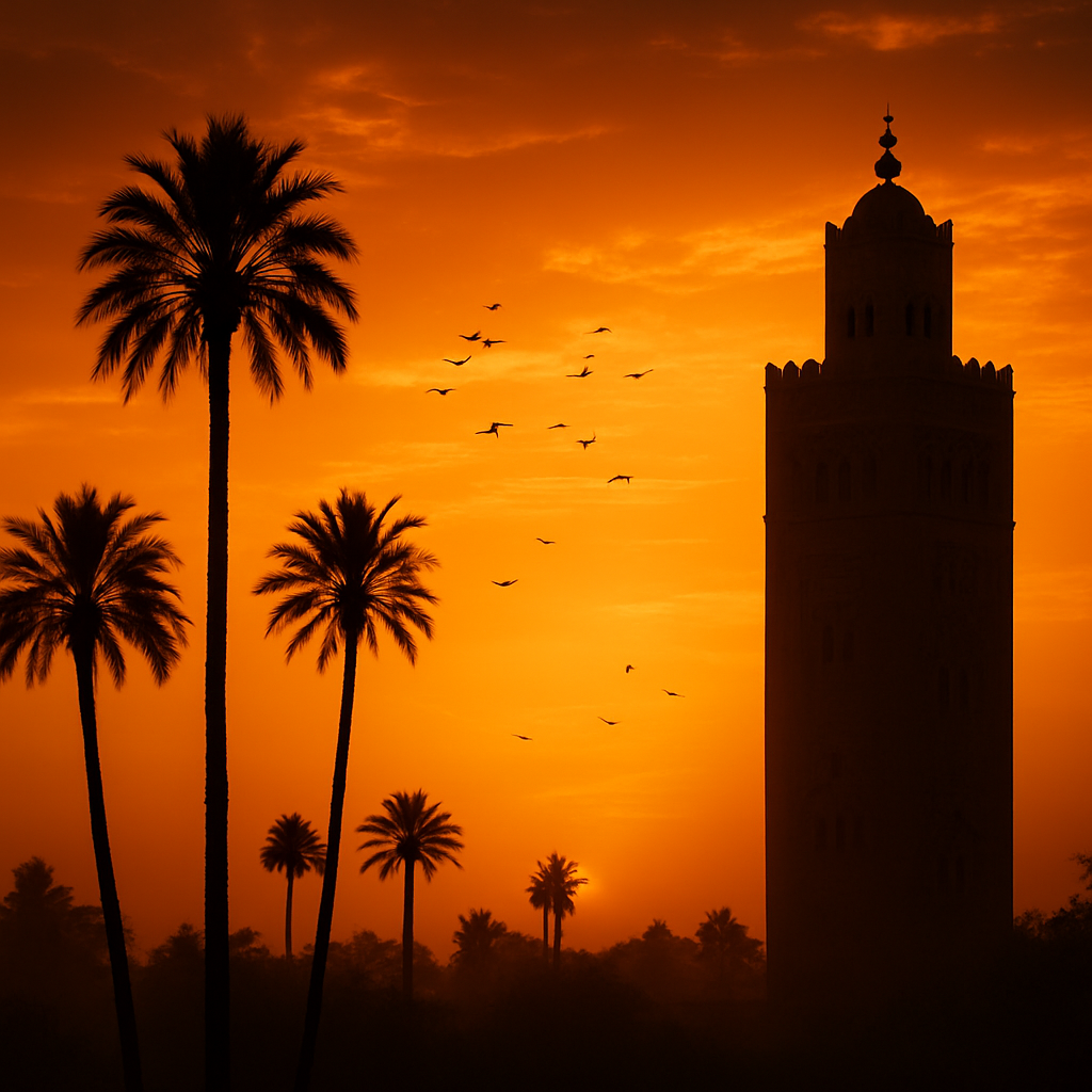 Marrakech sunset